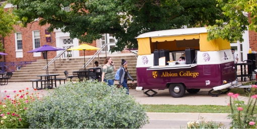 campus coffee cart